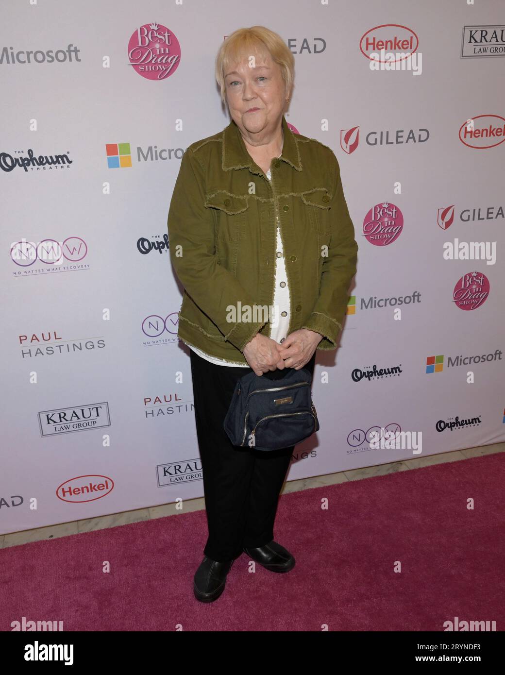 October 1, 2023, Los Angeles, California, USA: Kathy Kinney attends Best in Drag Show Annual Fundraiser. (Credit Image: © Billy Bennight/ZUMA Press Wire) EDITORIAL USAGE ONLY! Not for Commercial USAGE! Stock Photo