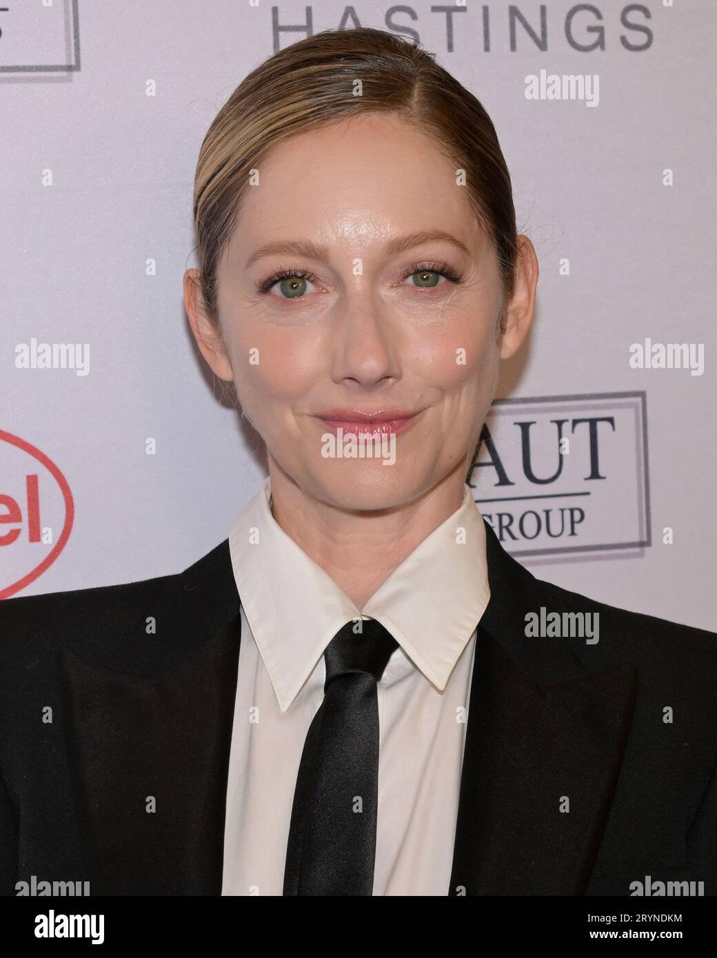 October 1, 2023, Los Angeles, California, USA: Judy Greer attends Best in Drag Show Annual Fundraiser. (Credit Image: © Billy Bennight/ZUMA Press Wire) EDITORIAL USAGE ONLY! Not for Commercial USAGE! Stock Photo