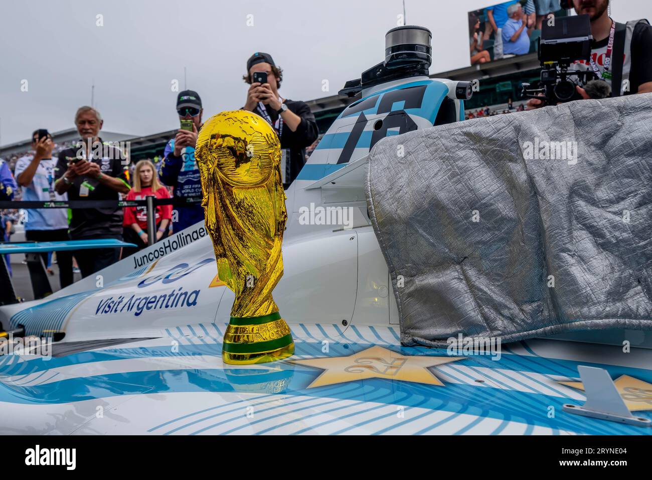 INDYCAR Series: May 28 Indianapolis 500 FIFA World Cup Trophy Stock Photo