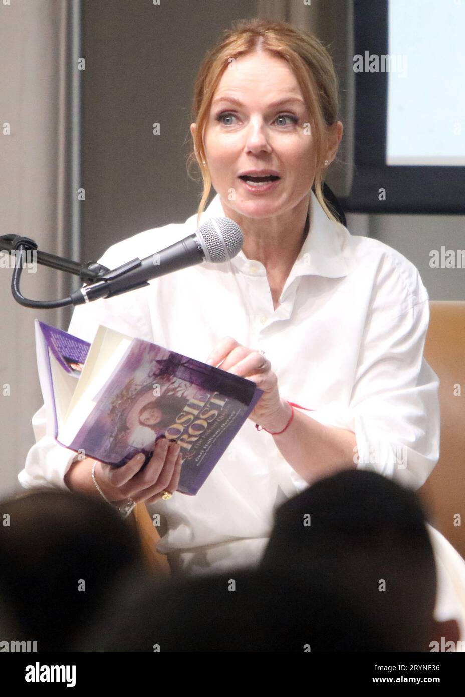 New York, NY, USA. 1st Oct, 2023. Geri Halliwell-Horner signing and