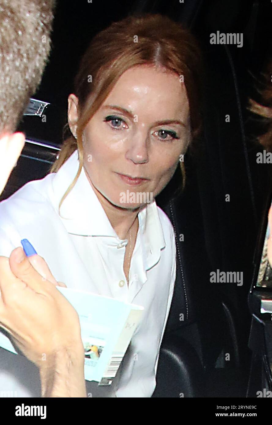 New York, NY, USA. 1st Oct, 2023. Geri Halliwell-Horner signing and
