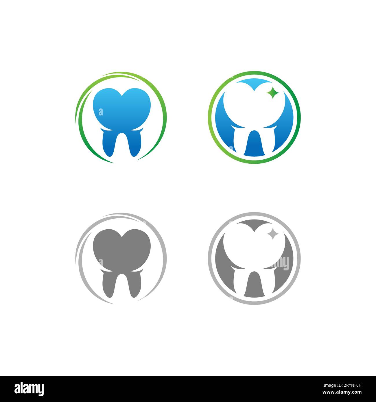 tooth dentist icon flat vector sign/symbol. For mobile user interface.EPS 10 Stock Vector