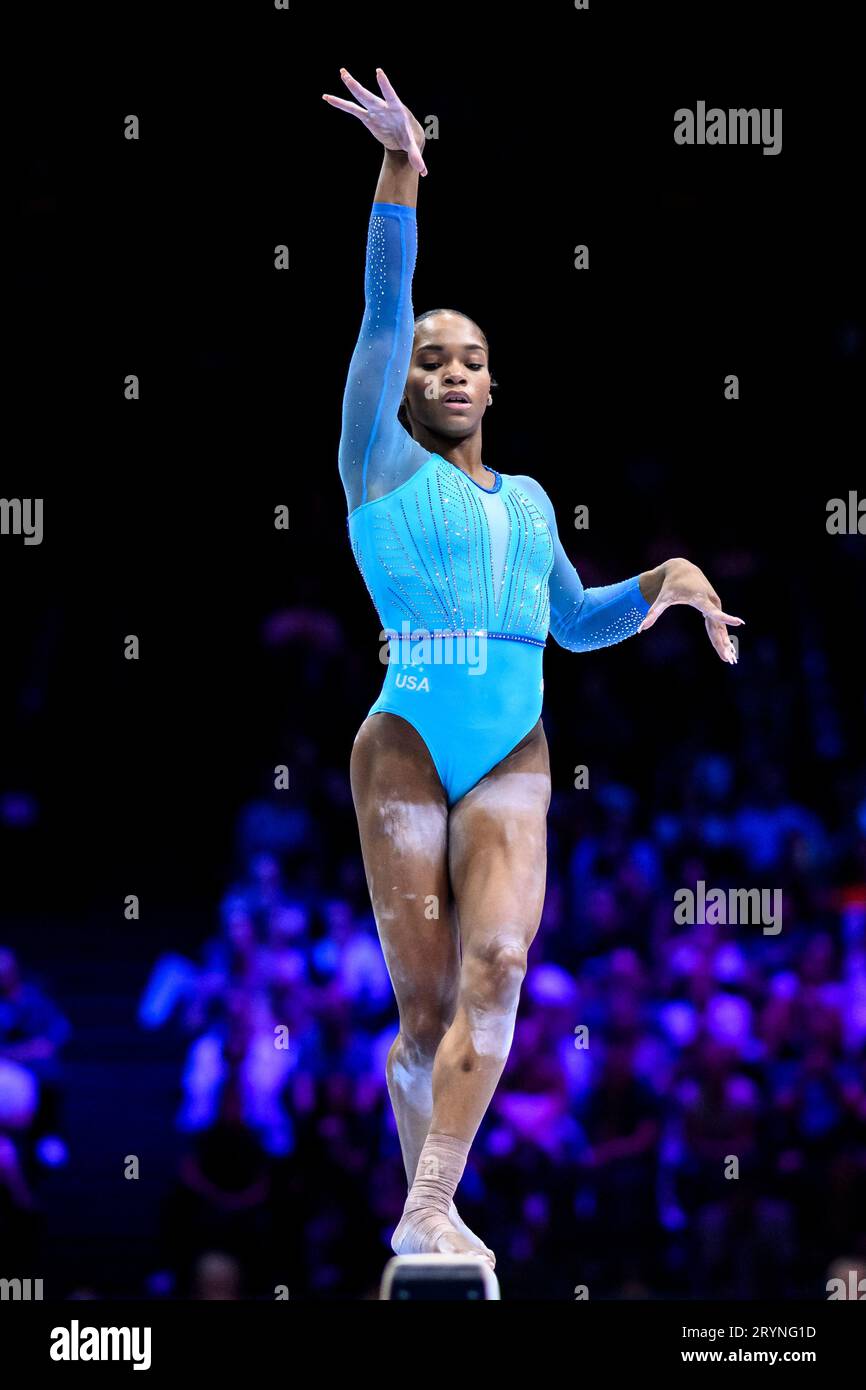 Antwerpen, Belgium. 01st Oct, 2023. Gymnastics World Championships