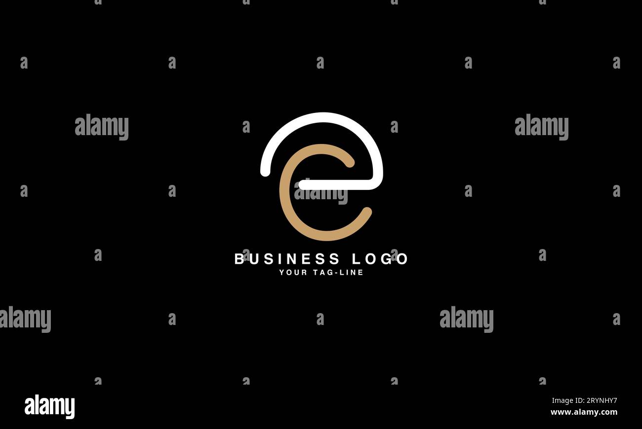 Monogram e e logo hi-res stock photography and images - Alamy