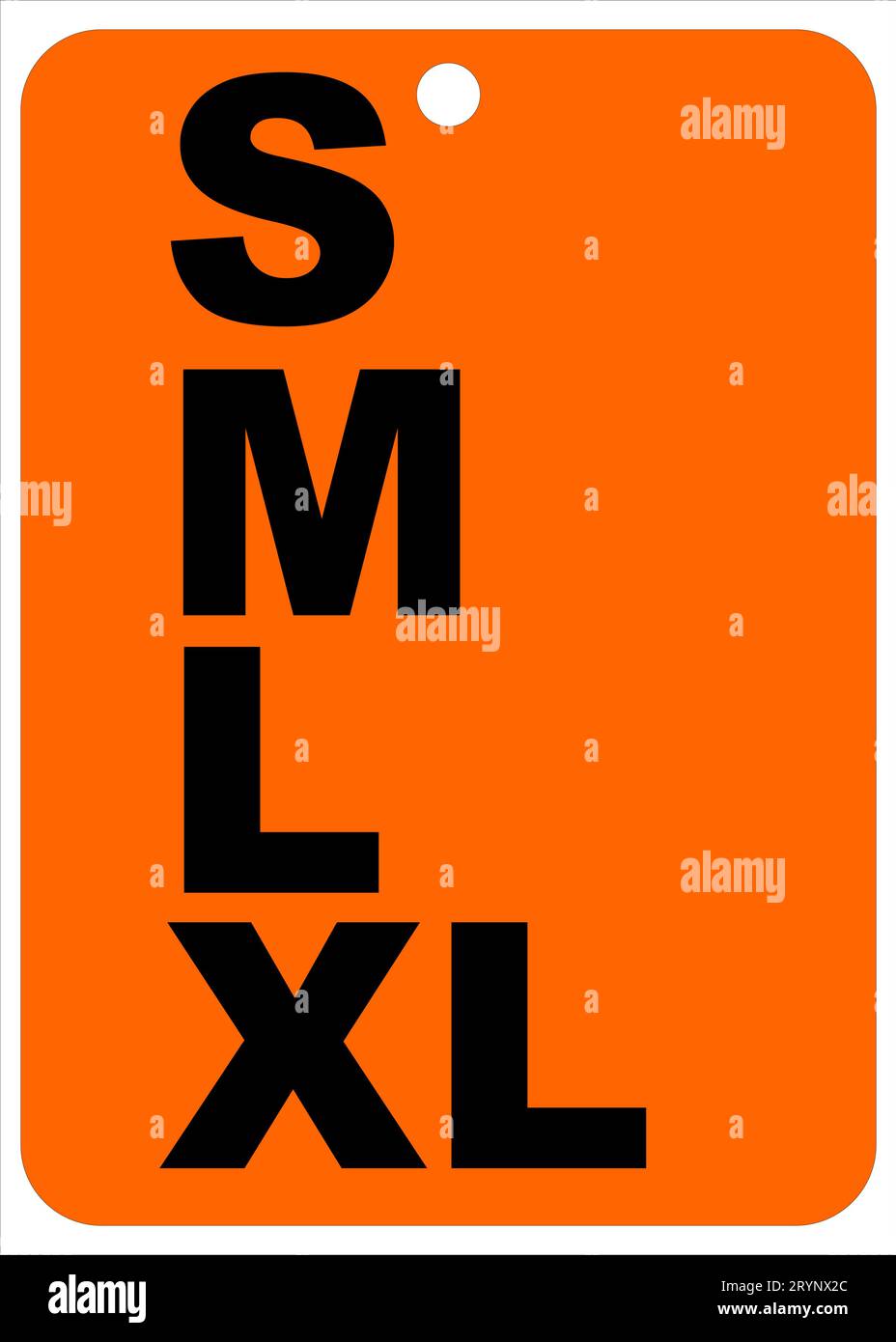 Small, Medium, Large, Extra Large (SMLXL) design - Vector Illustration Stock Vector