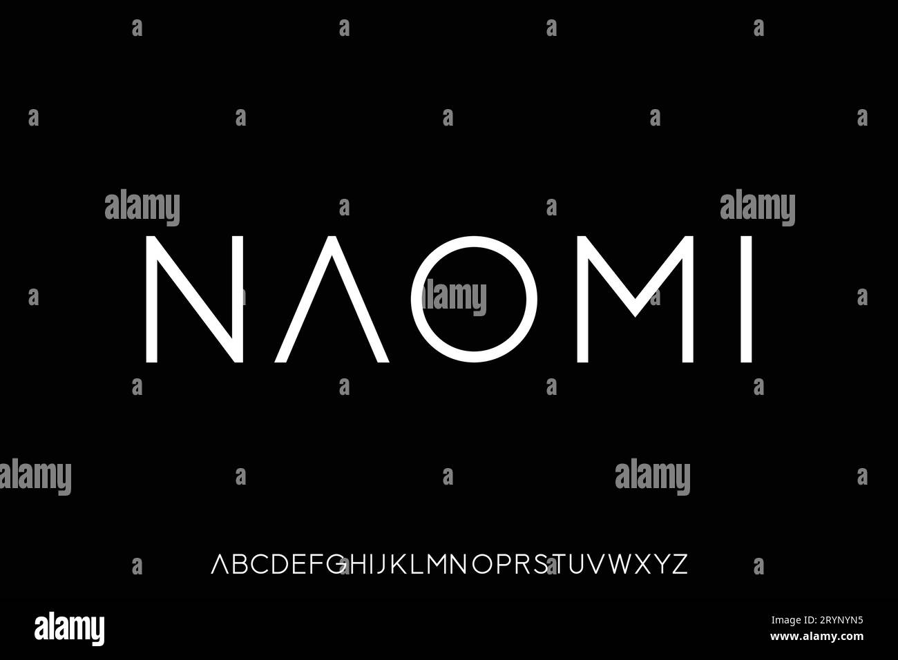 Minimal fonts vector vectors Black and White Stock Photos & Images - Alamy