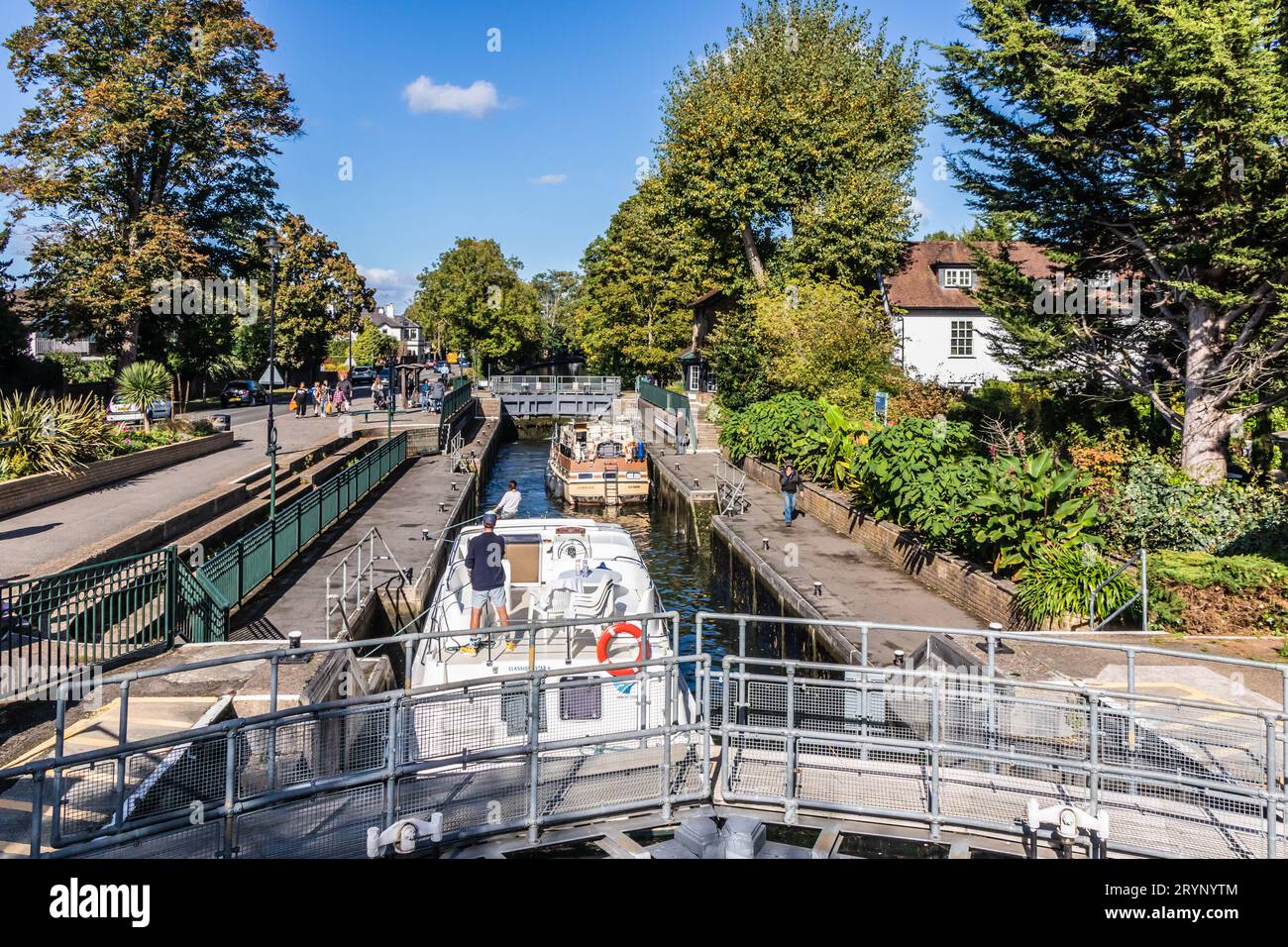 Boulter's Lock, Maidenhead, Berkshire, England Stock Photo Alamy