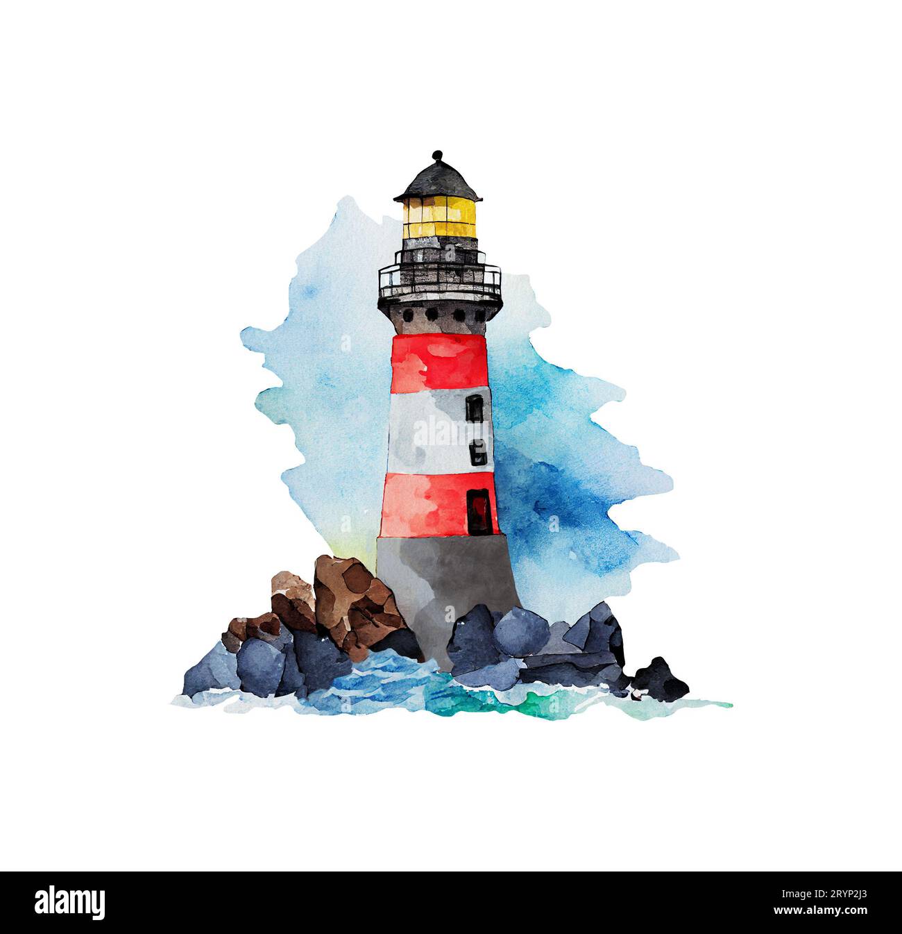 Seascape scenic view old Cut Out
