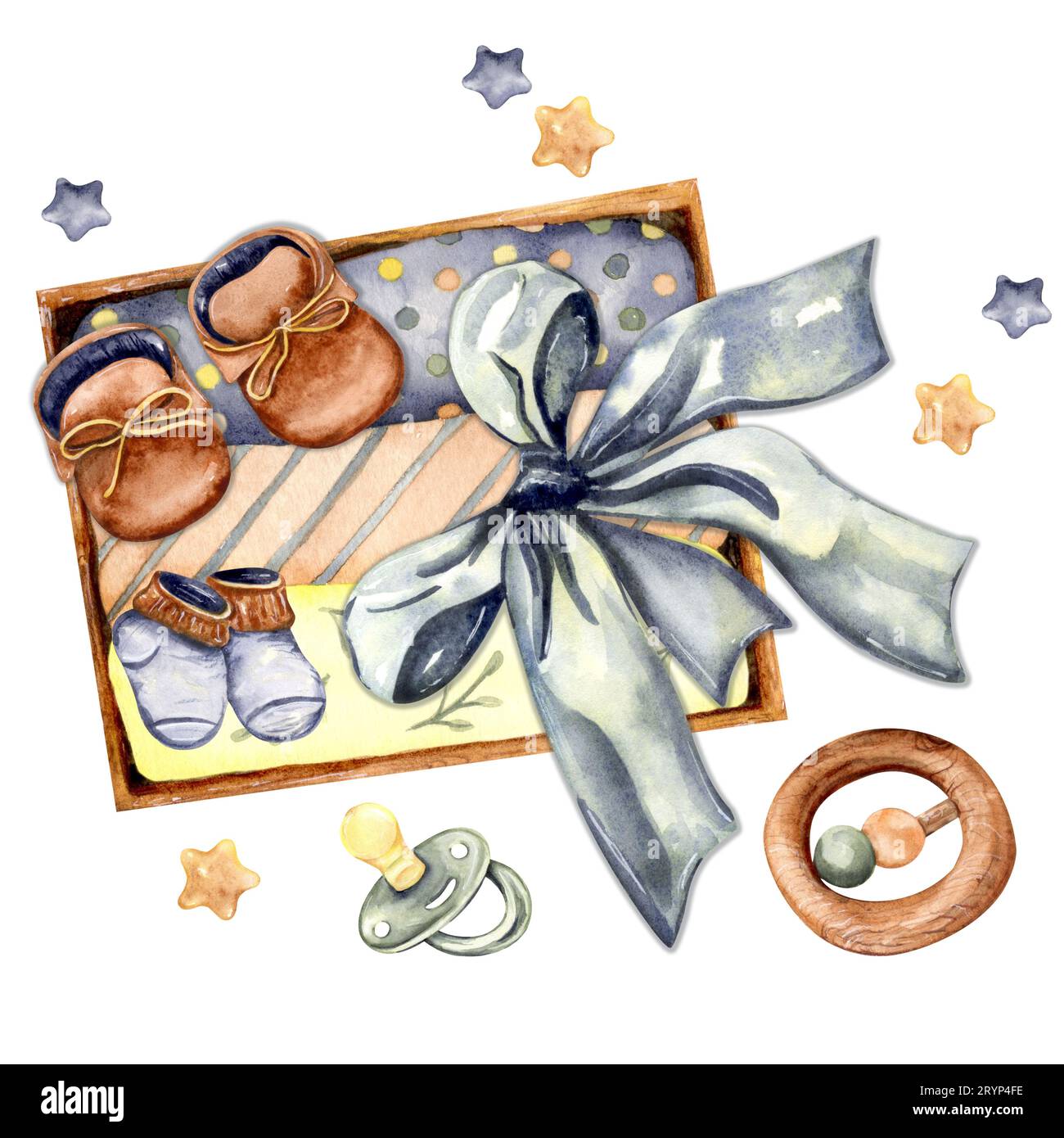 newborn gift box Stock Photo Alamy