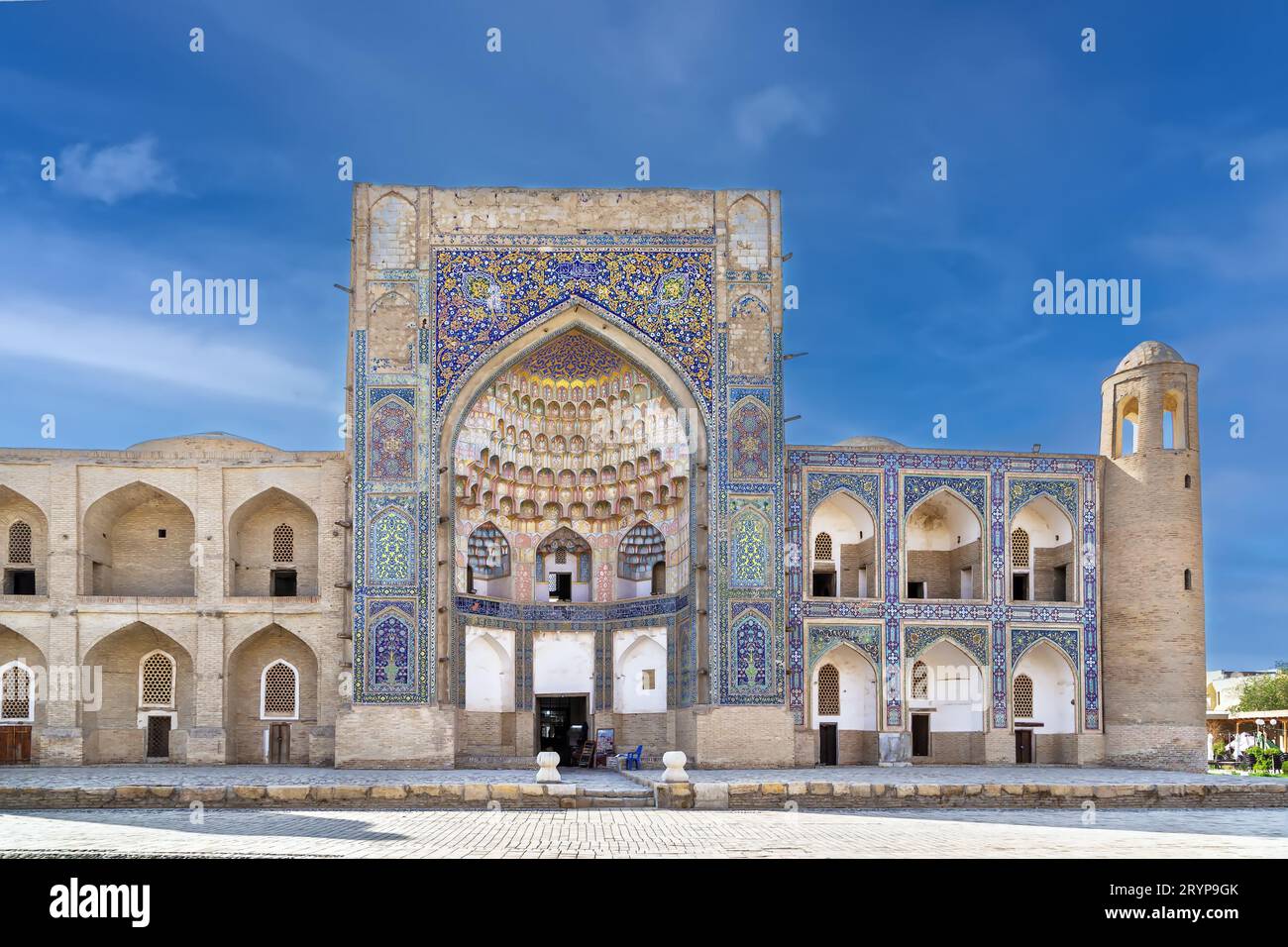 Abdulaziz Khan madrasah, Bukhara, Uzbekistan Stock Photo - Alamy