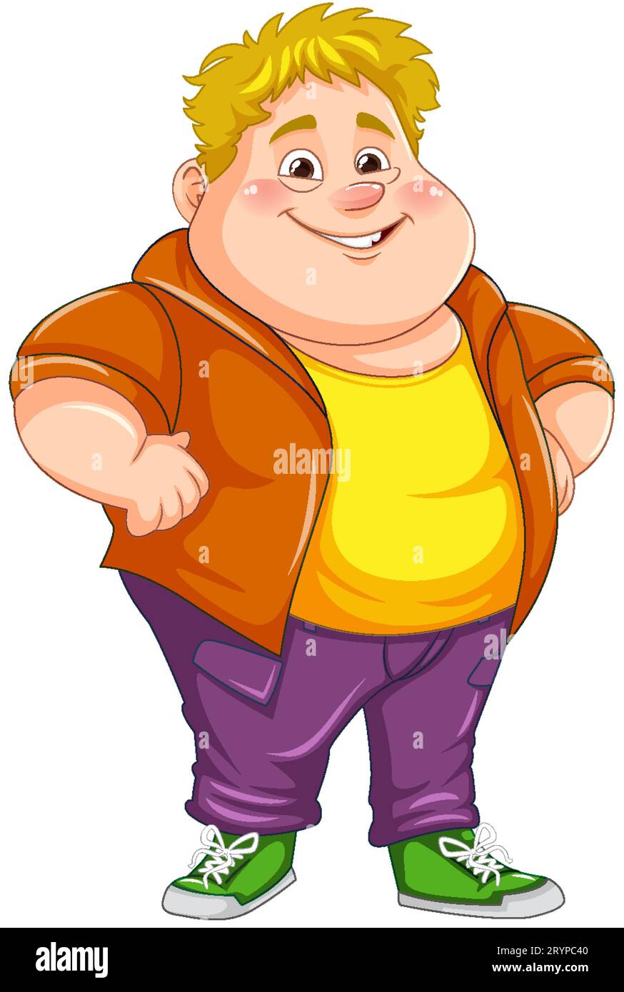 chubby man cartoon clip art