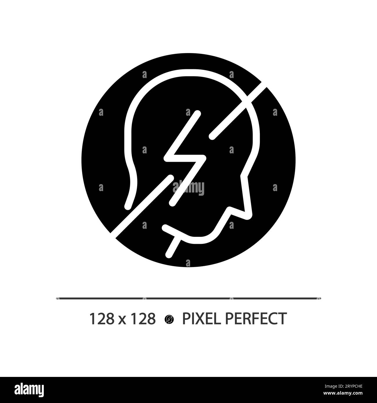 2D black glyph style self control icon Stock Vector Image & Art - Alamy
