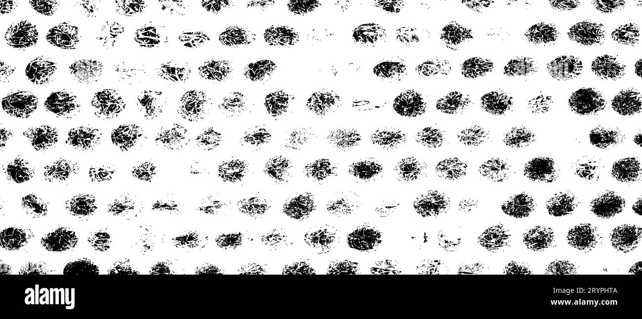 Seamless bubble wrap pattern with transparent air bubbles. the texture of plastic bubble wrap on a white background. Flat vector illustration isolated Stock Vector