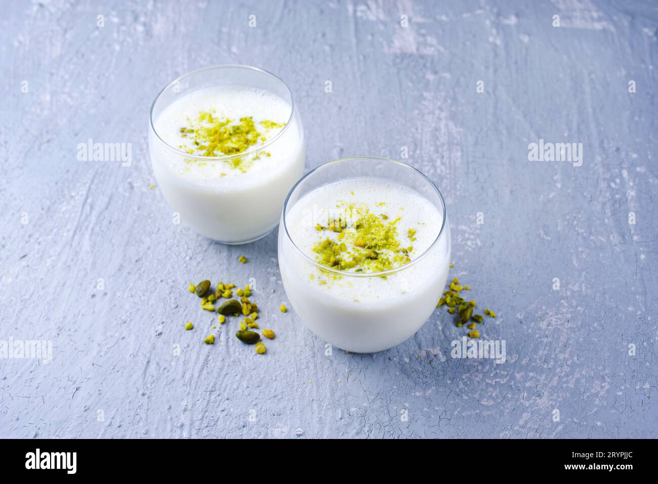 Traditional Indian lime lassi drink with dahi yogurt Stock Photo Alamy