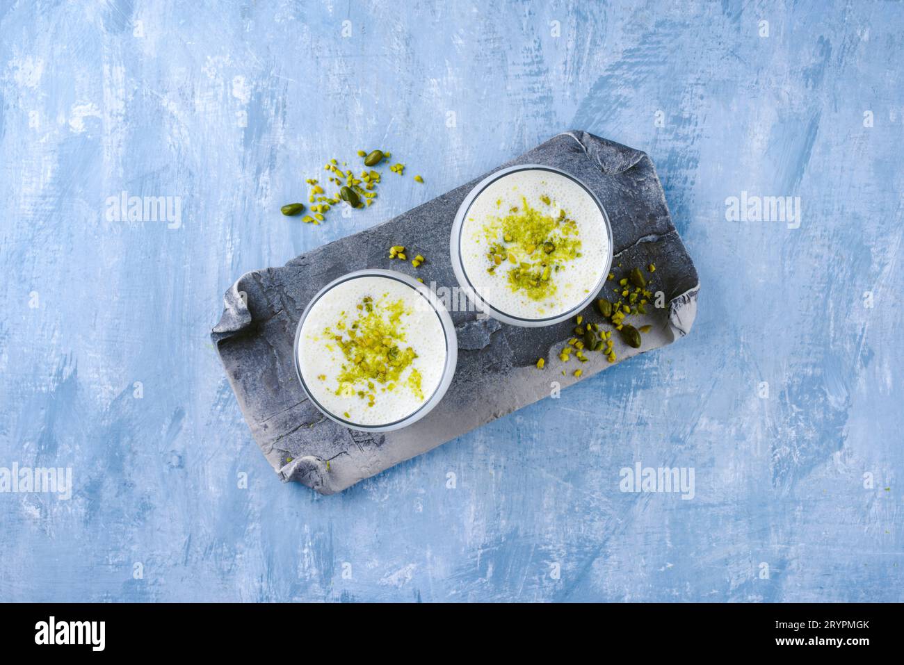 Traditional Indian lime lassi drink with dahi yogurt Stock Photo - Alamy
