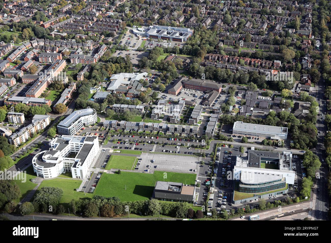 Aerial west didsbury hires stock photography and images Alamy