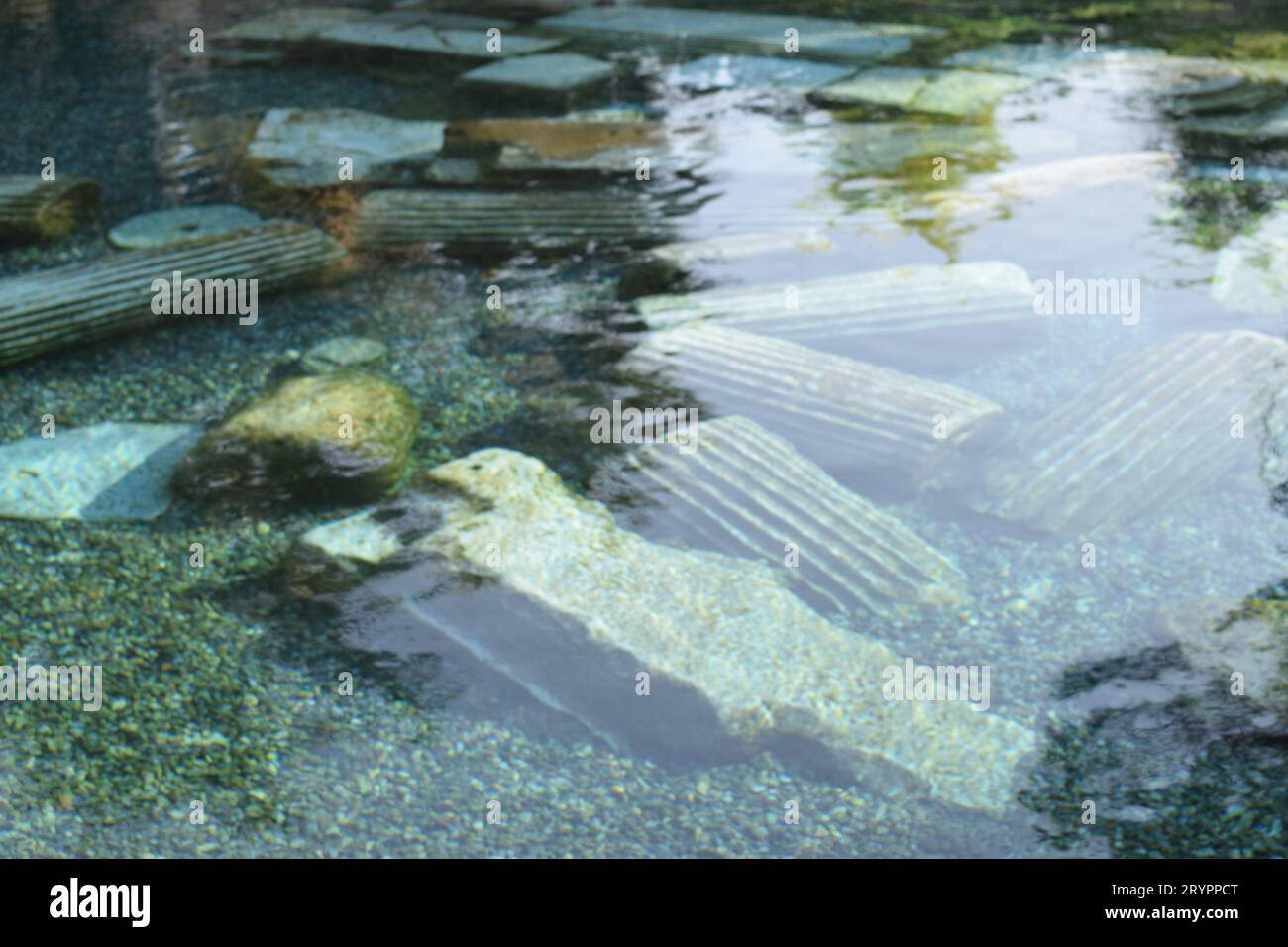 ruins of the ancient Roman baths in the city of Ephesus Stock Photo - Alamy