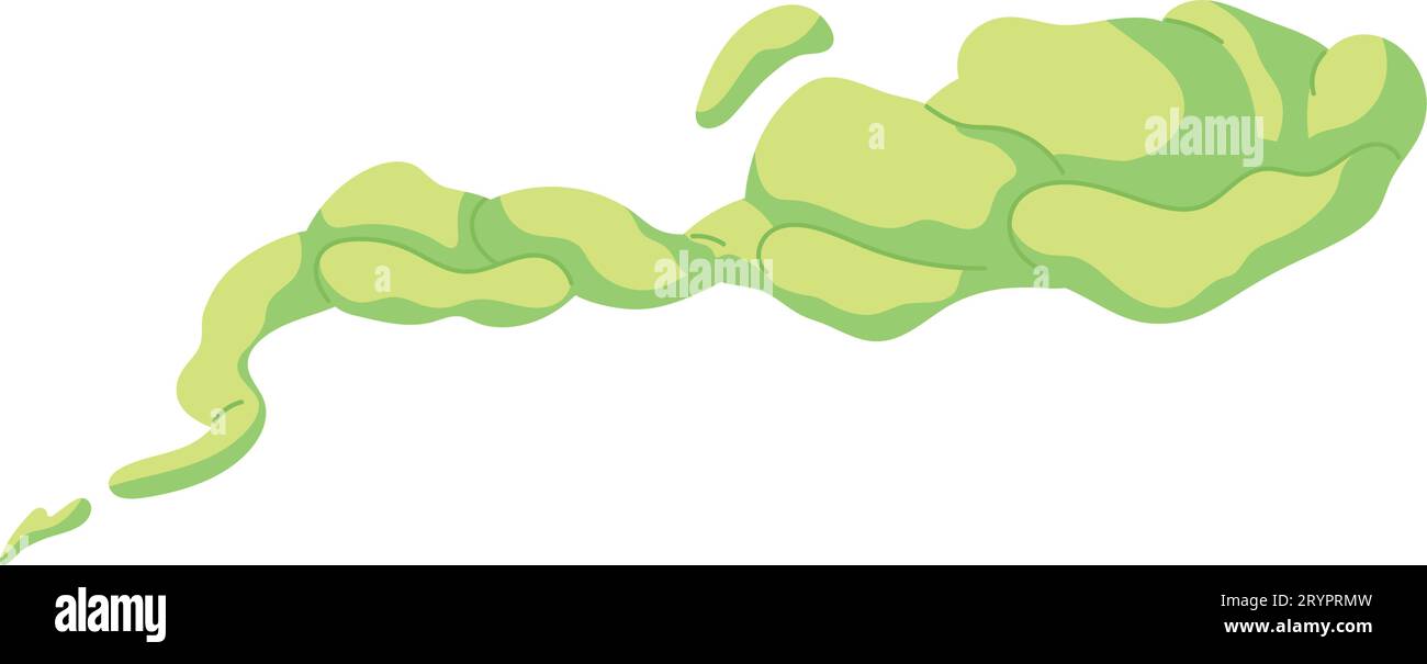 Cartoon bad smell toxic clouds. Bad smell toxic clouds. Smelling smoke. Green stink aroma and