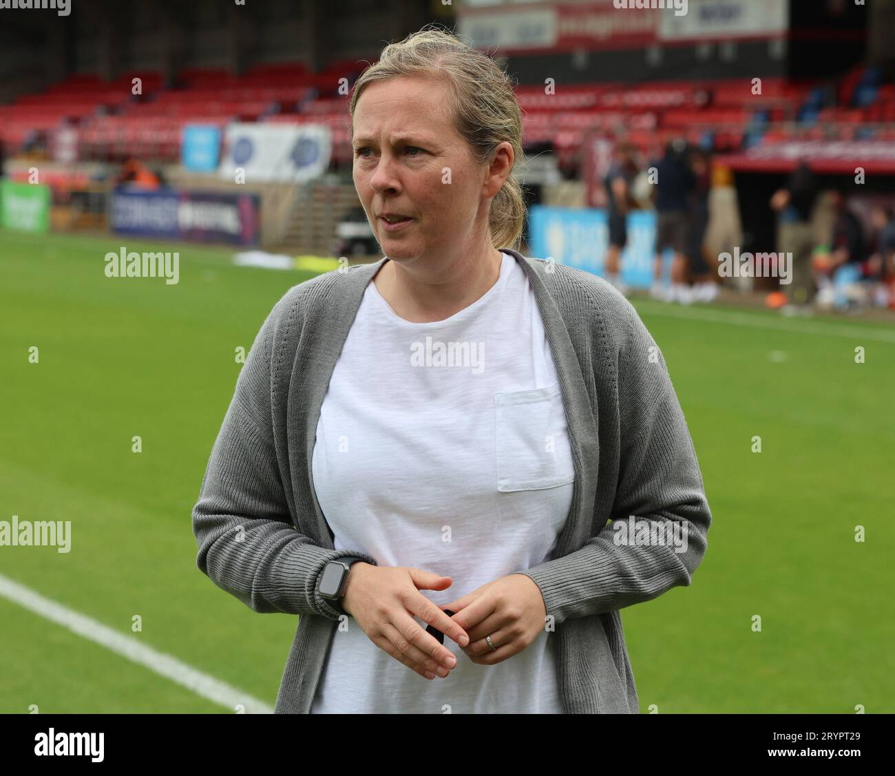 Rehanne Skinner manager of West Ham United Women during THE FA WOMEN'S ...