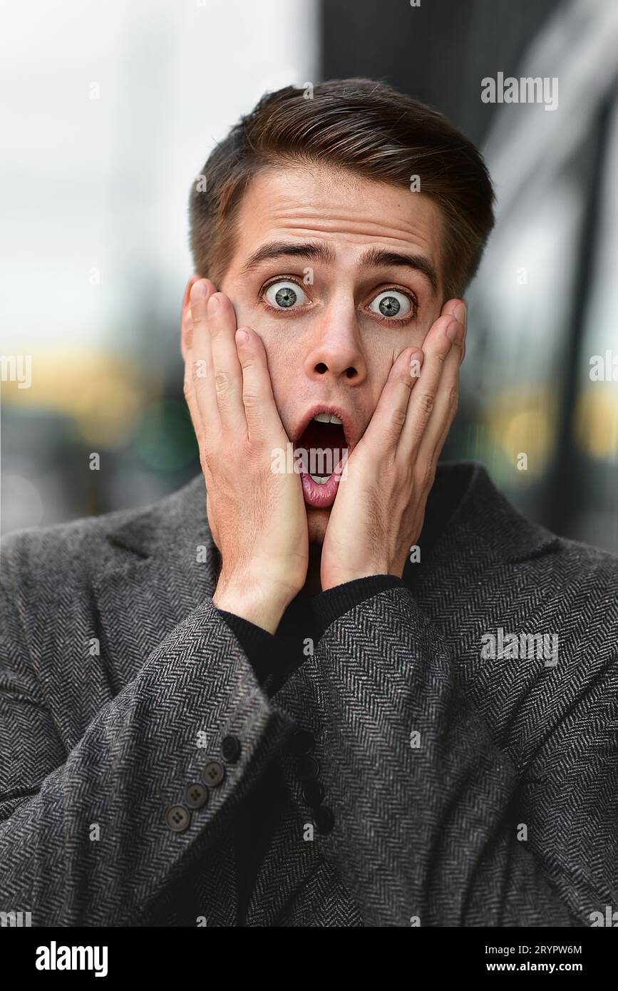 Funny reaction hi-res stock photography and images - Alamy