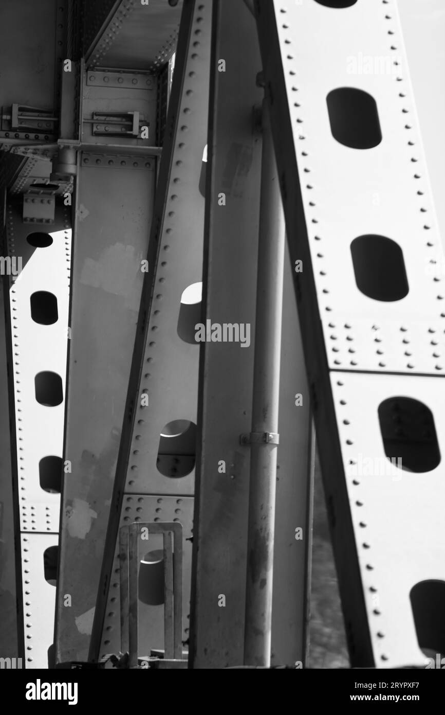 Steel bridge, detail of construction, San Francisco Oakland Bay Bridge