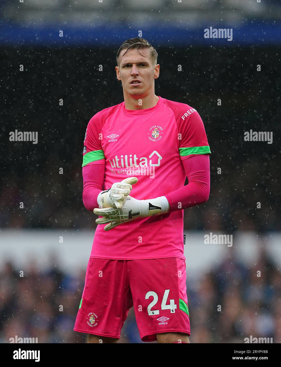 Luton Town goalkeeper Thomas Kaminski during the Premier League match