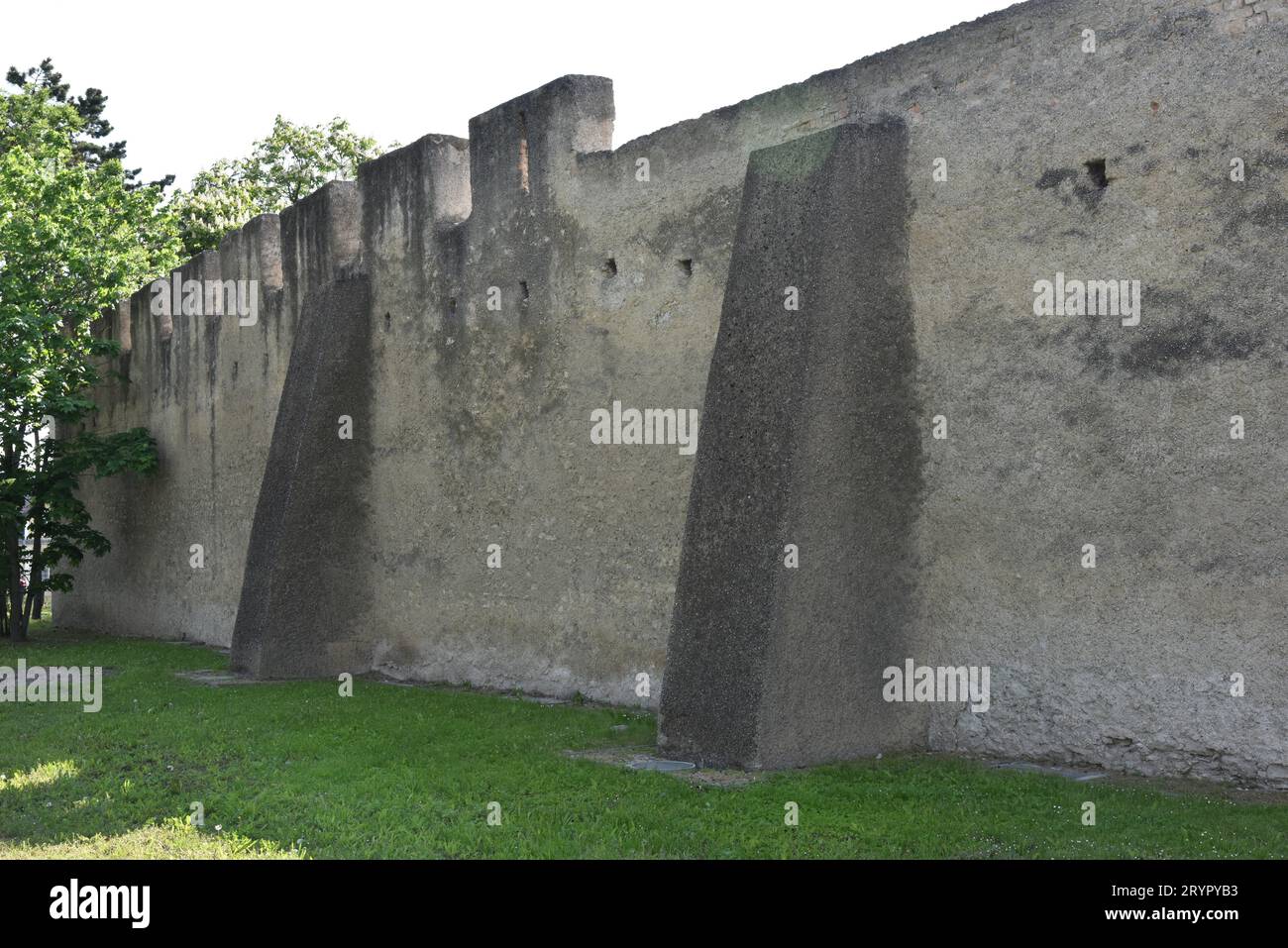 Town fortification of Gross-Enzersdorf, Austria Stock Photo