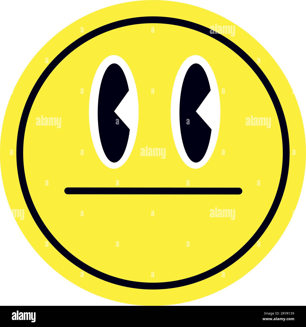 Set Trendy Retro Stickers Smile Faces 90S Elements Patches