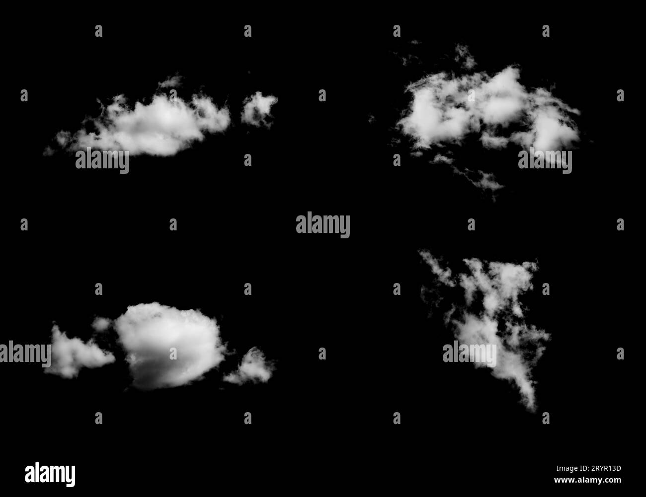 White summer cloud Black and White Stock Photos & Images - Alamy