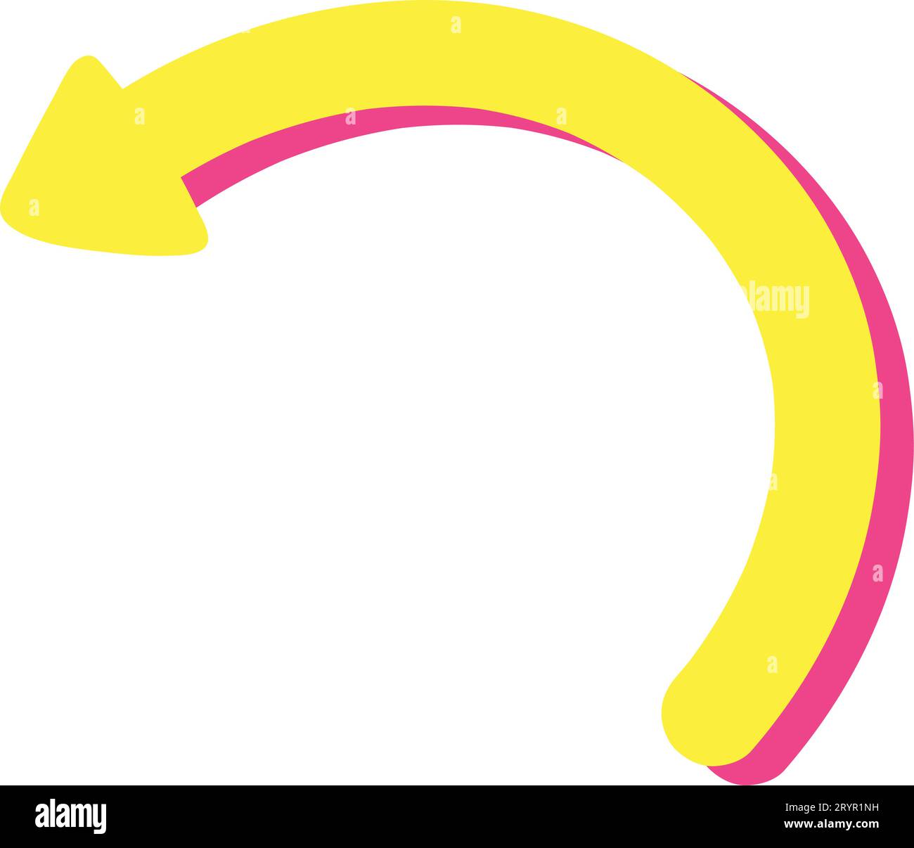 Doodle spiral arrows icon. Design quirky twist zigzag line, spring coil ...