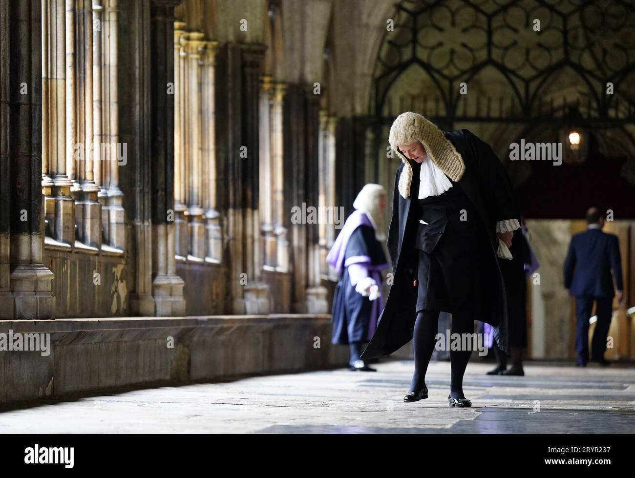 Judges at Westminster Abbey in London for the annual Judges Service