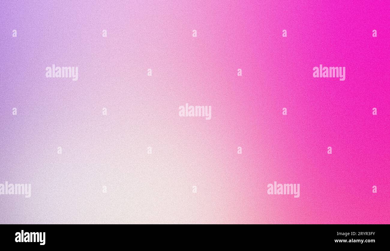 Pink magenta purple grainy gradient background banner backdrop header poster noise texture copy space Stock Photo