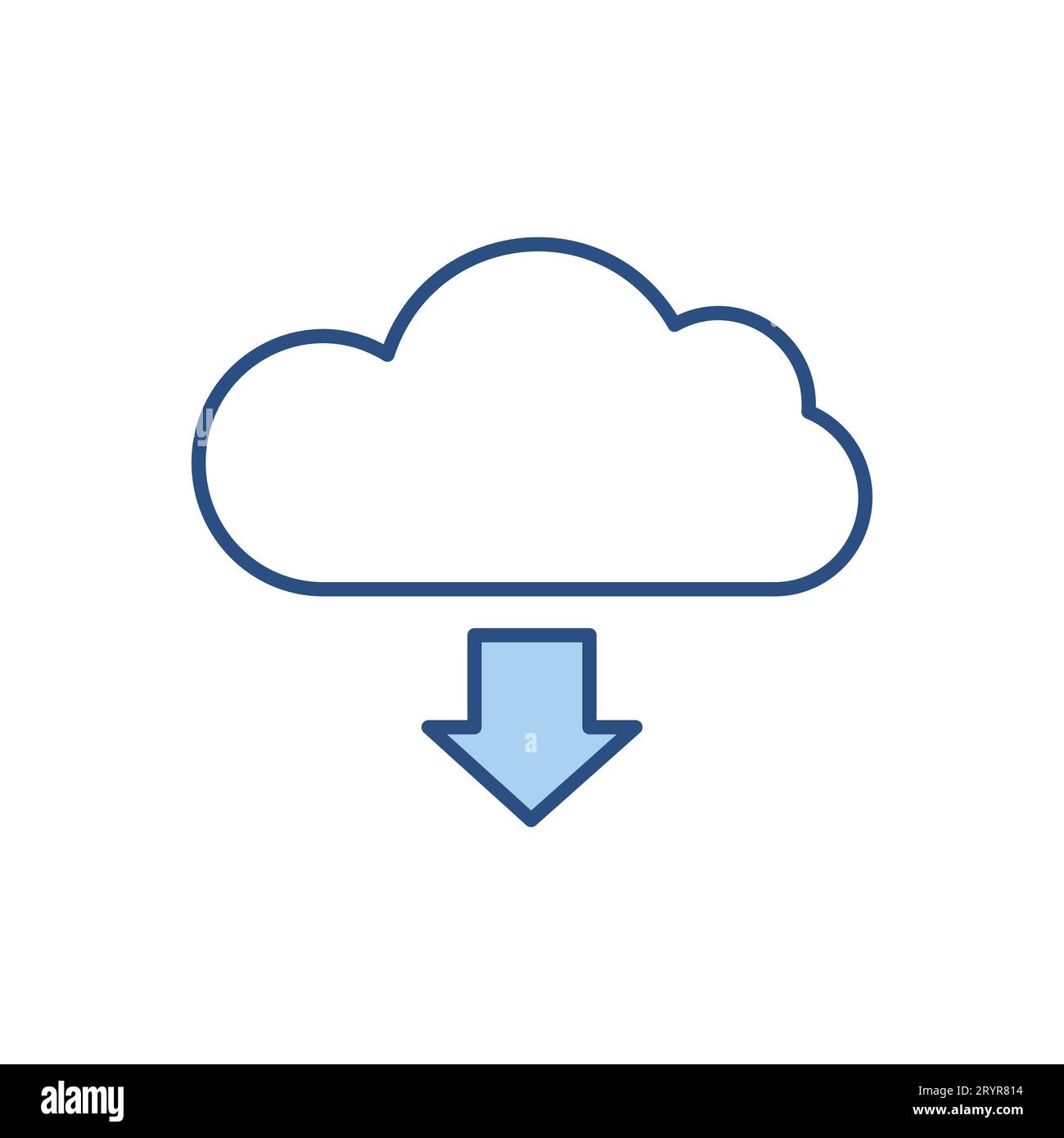 Cloud Storage related vector icon Stock Vector