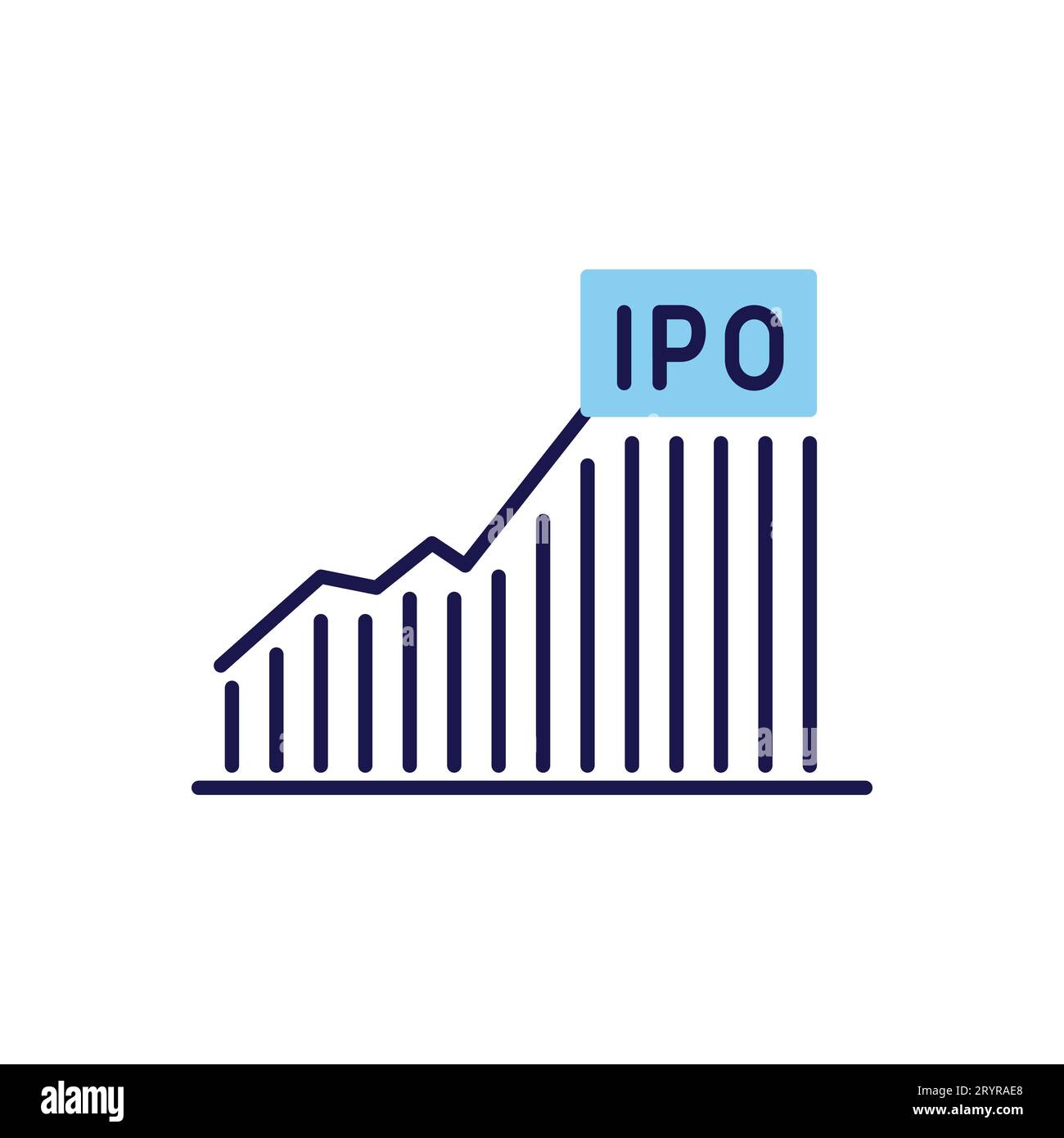 Bar Chart related vector icon Stock Vector