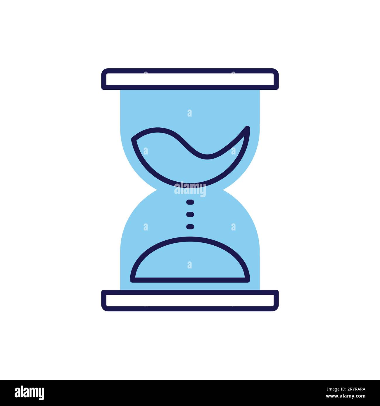 Hourglass sandglass sand clock Stock Vector Images - Alamy