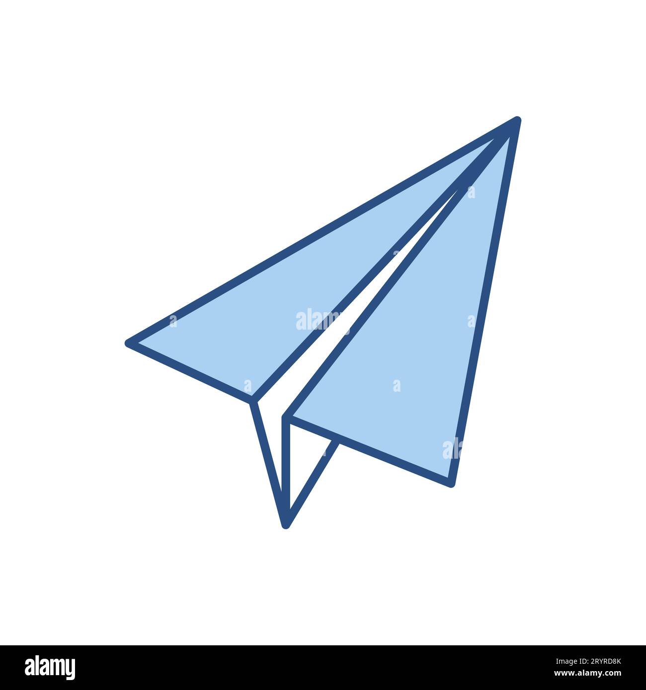 Paper Airplane related vector icon Stock Vector Image & Art - Alamy