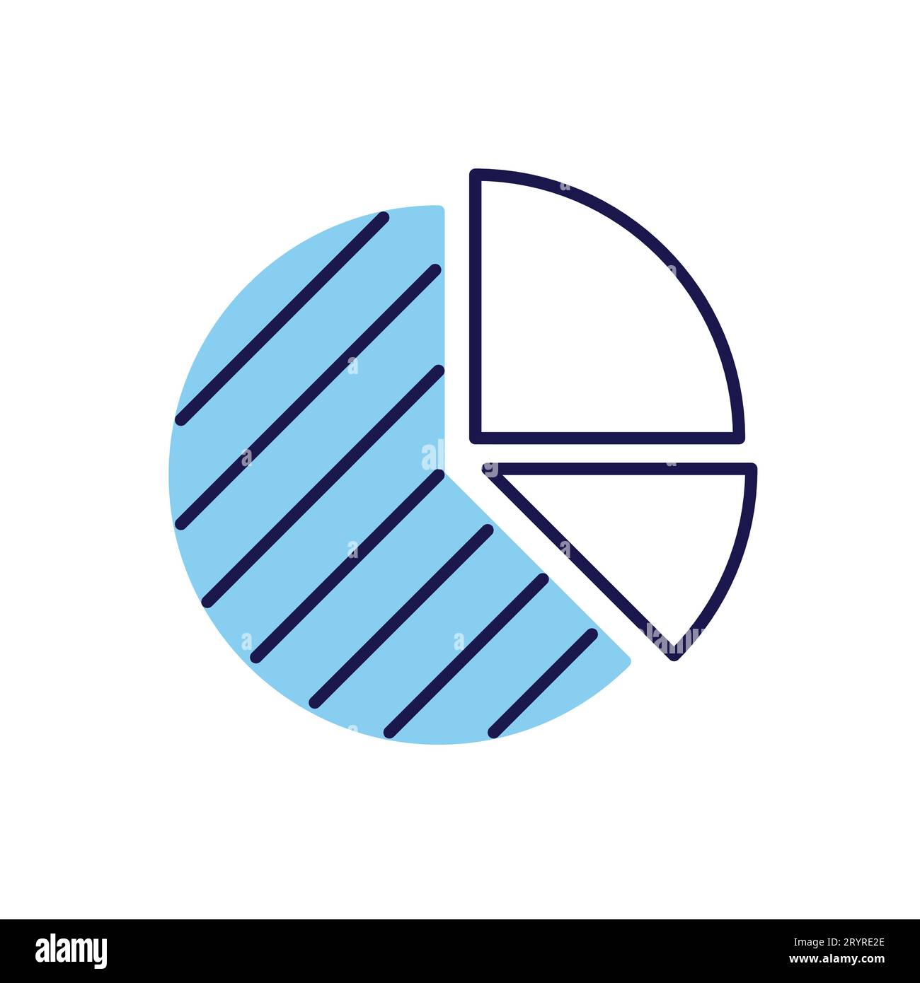 Pie Chart related vector icon Stock Vector Image & Art - Alamy
