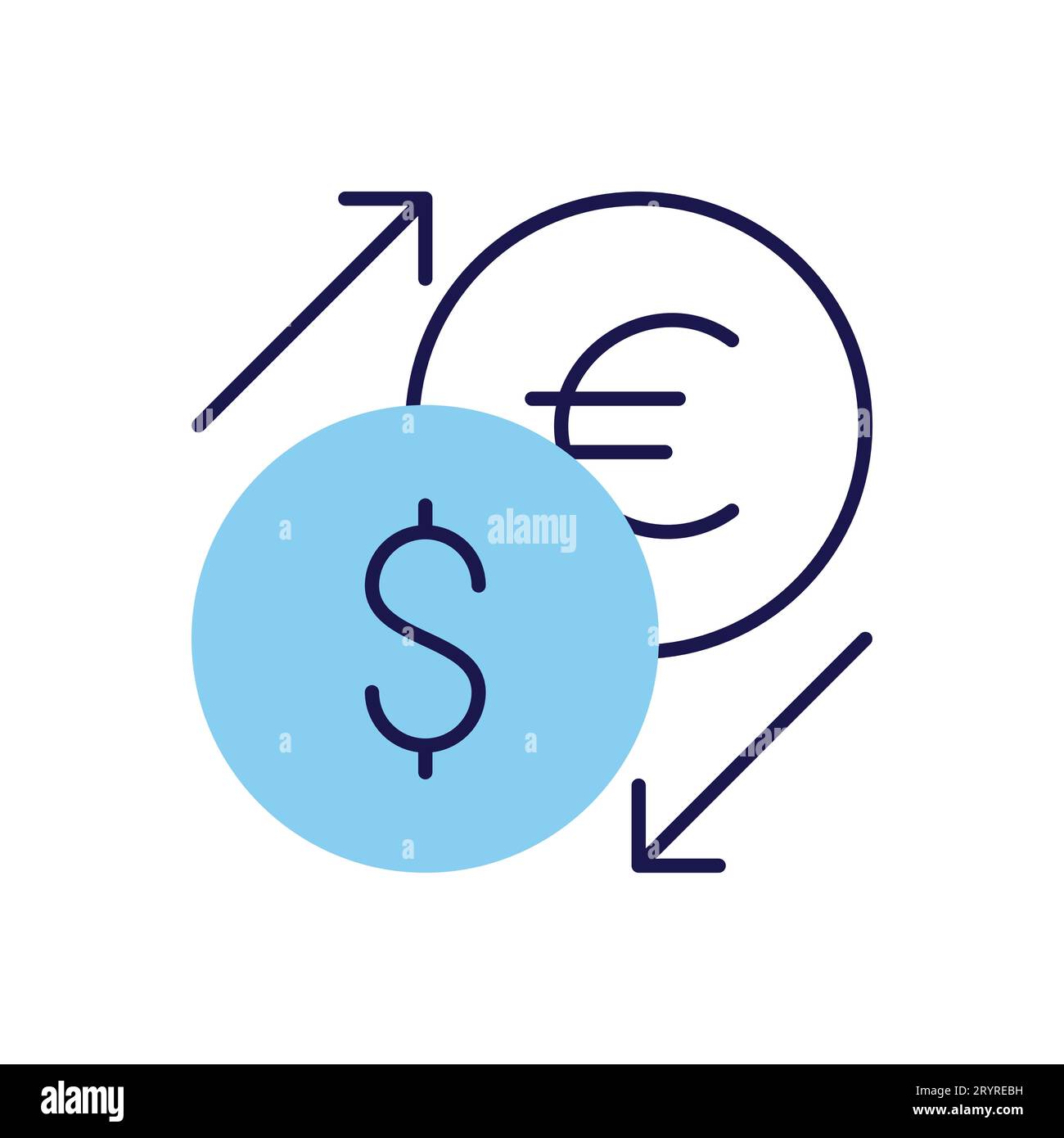 Money transfer currency exchange Stock Vector Images - Alamy
