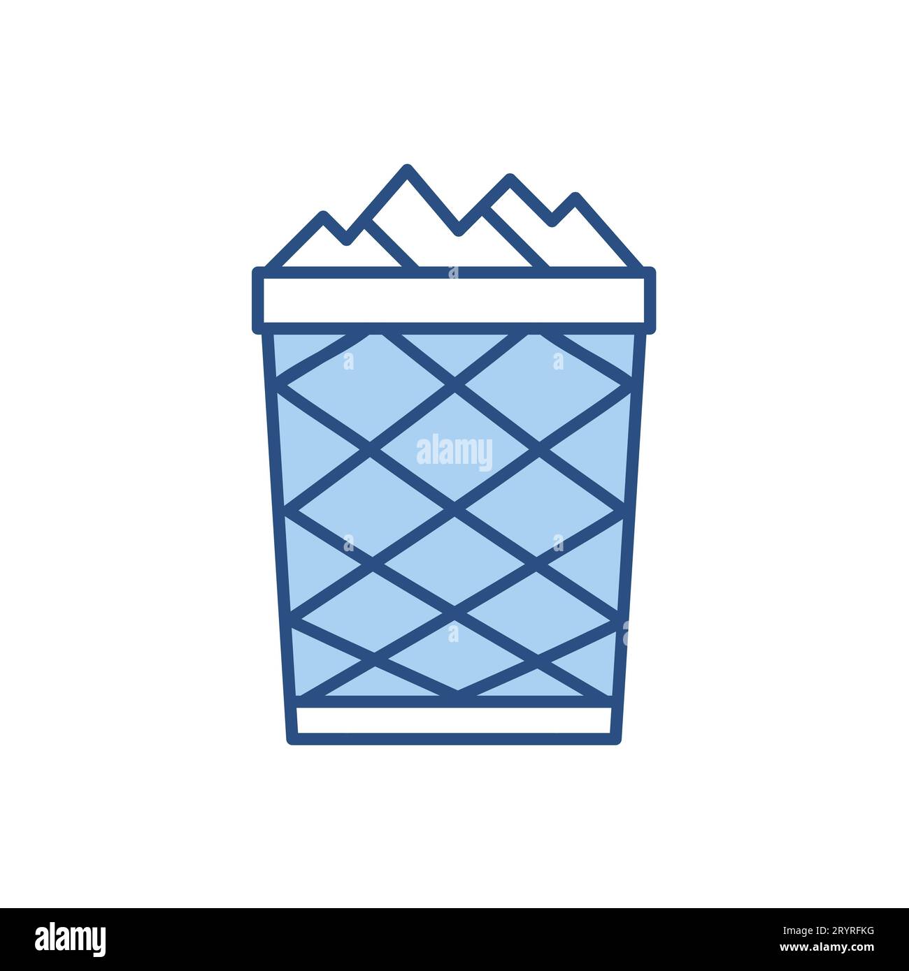 Trash Bin related vector icon Stock Vector Image & Art - Alamy
