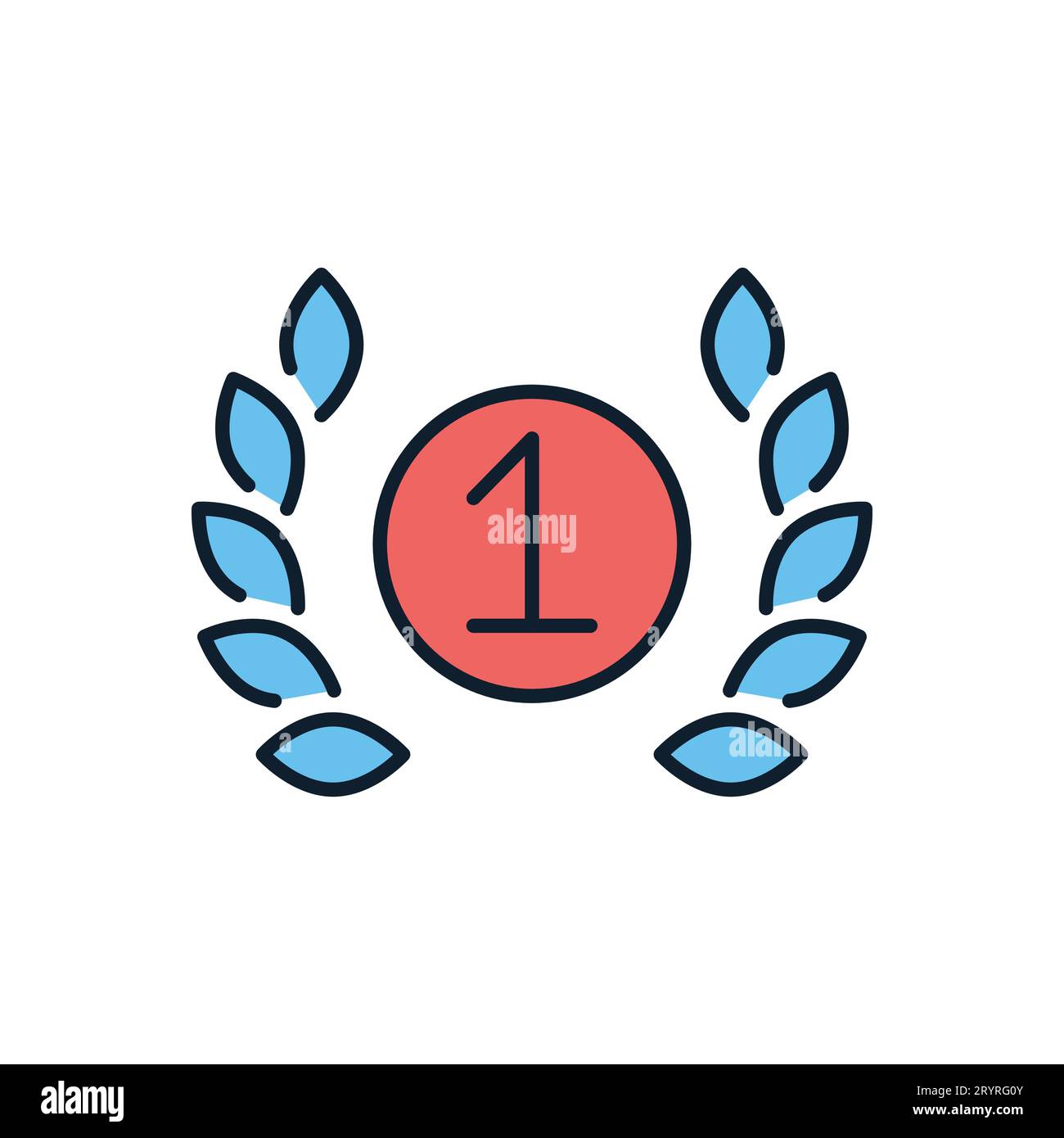 First Place related vector icon Stock Vector Image & Art - Alamy