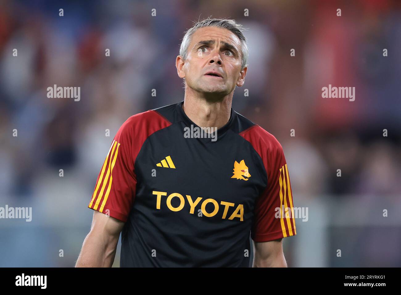 Genoa, Italy, 16th January 2023. George Puskas of Genoa CFC reacts during  the Serie B match at Luigi Ferraris, Genoa. Picture credit should read:  Jonathan Moscrop / Sportimage Stock Photo - Alamy