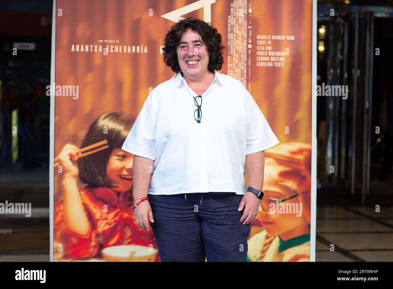 Arantxa Echevarria attend to photocall of 'Chinas' at Cines Verdi on