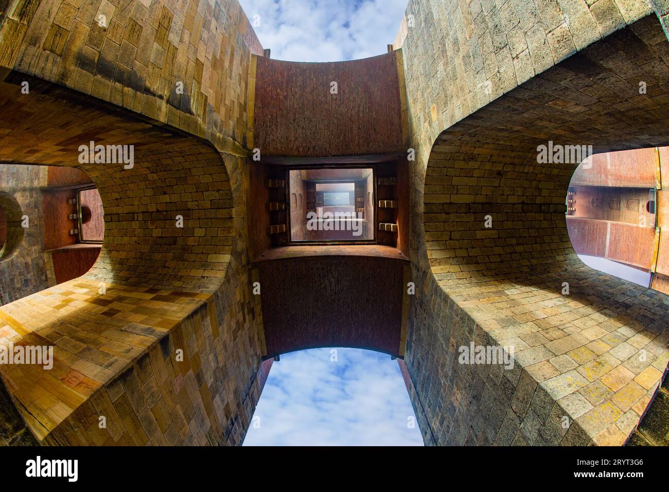 Strong bridge supports. Germany. The Goltzsch Viaduct is the largest