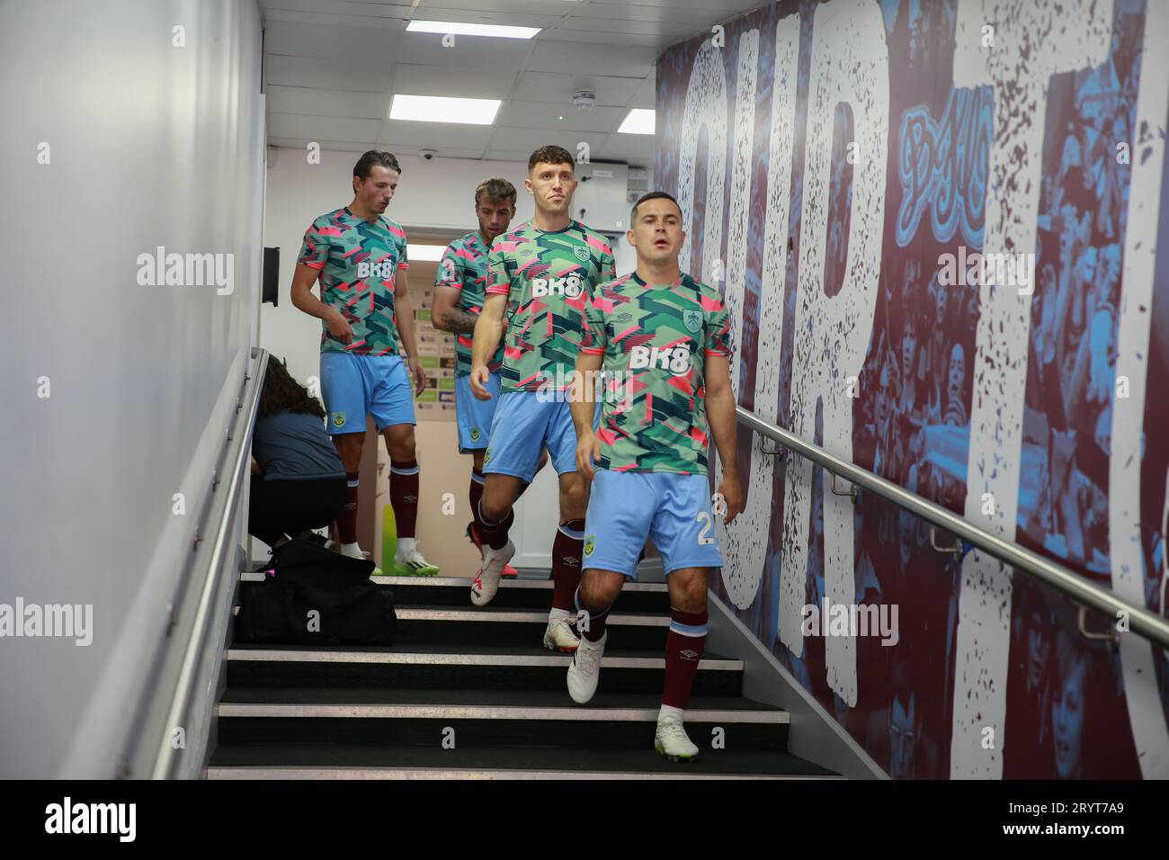 Josh Cullen Dara Oshea Jorden Bayer and Sander Berge Burnley FC v