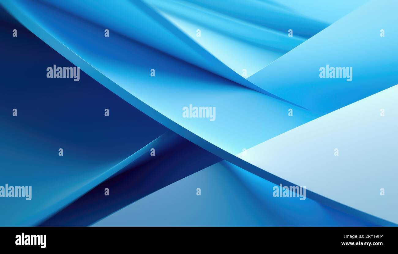 3D Abstract Blue Background Stock Photo - Alamy