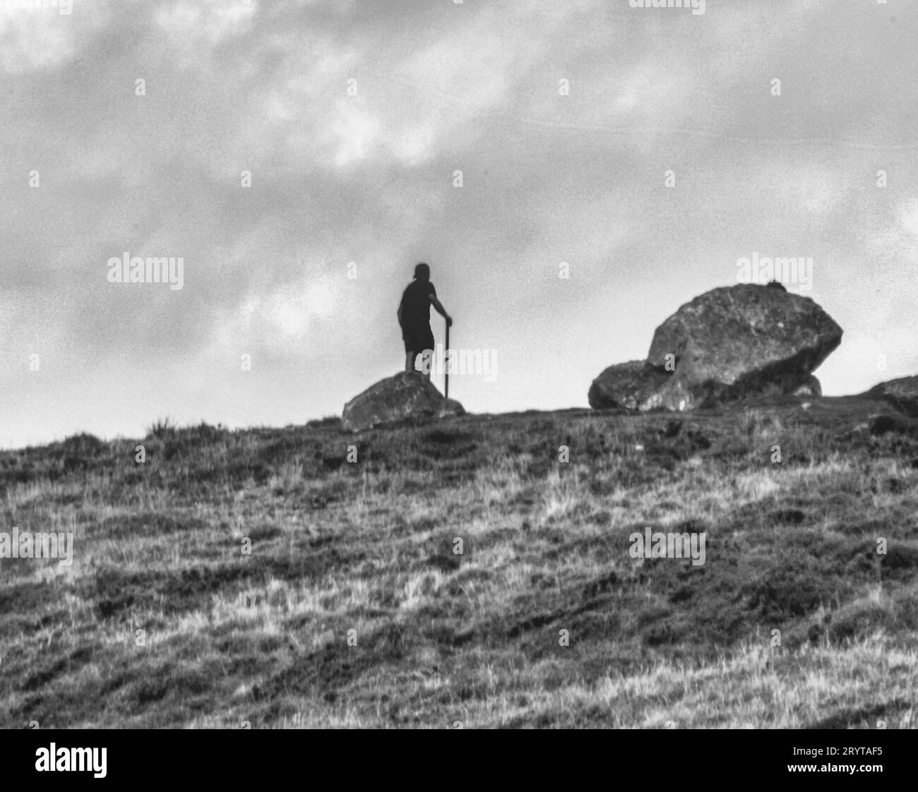 Hill hiker Black and White Stock Photos & Images - Alamy