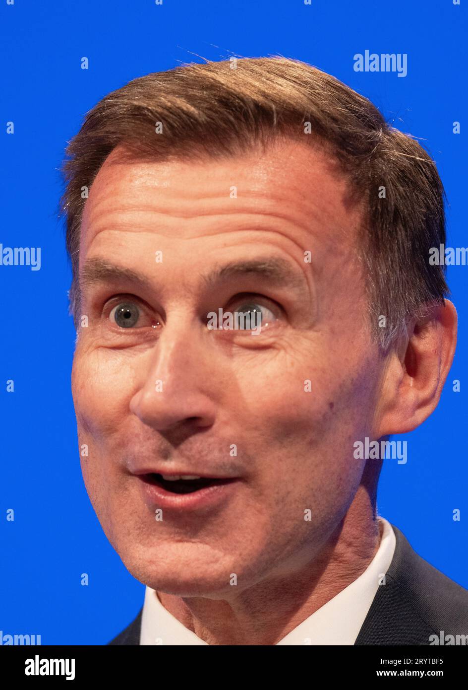 Manchester, UK. 02nd Oct, 2023. Jeremy Hunt Chancellor of the Exchequer