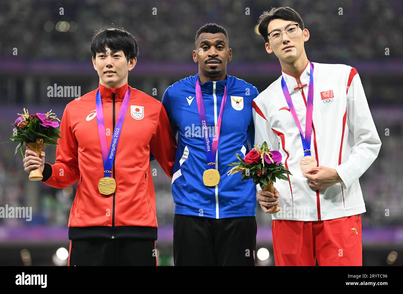 Hangzhou, China's Zhejiang Province. 2nd Oct, 2023. Gold medalist