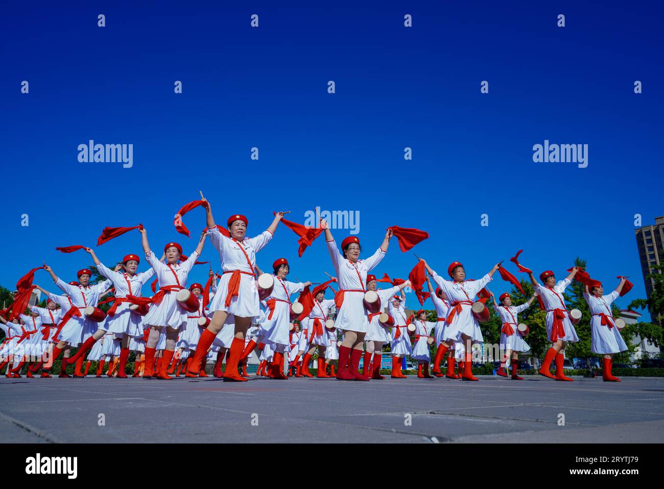 Ansai waist drum dance hi-res stock photography and images - Page 2 - Alamy