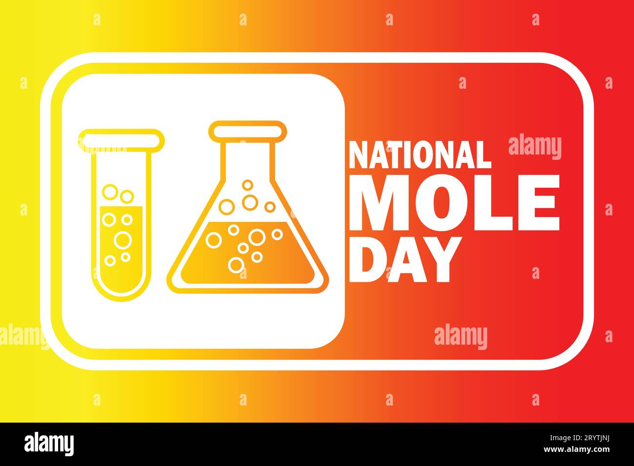 National Mole Day. Holiday concept. Template for background, banner, card, poster with text
